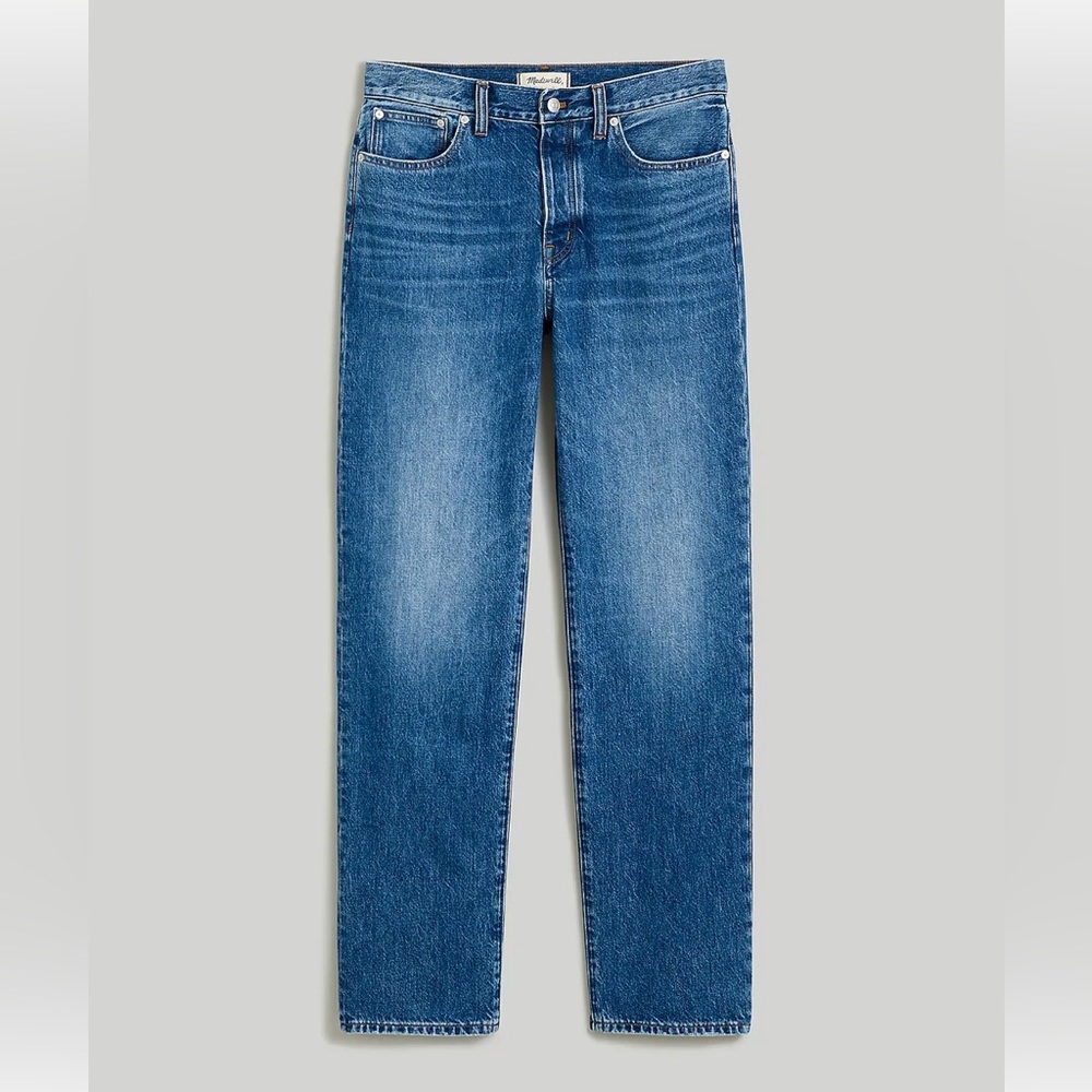 Madewell Denim LOW-SLUNG STRAIGHT JEANS PALMINA Sz 29 NWT